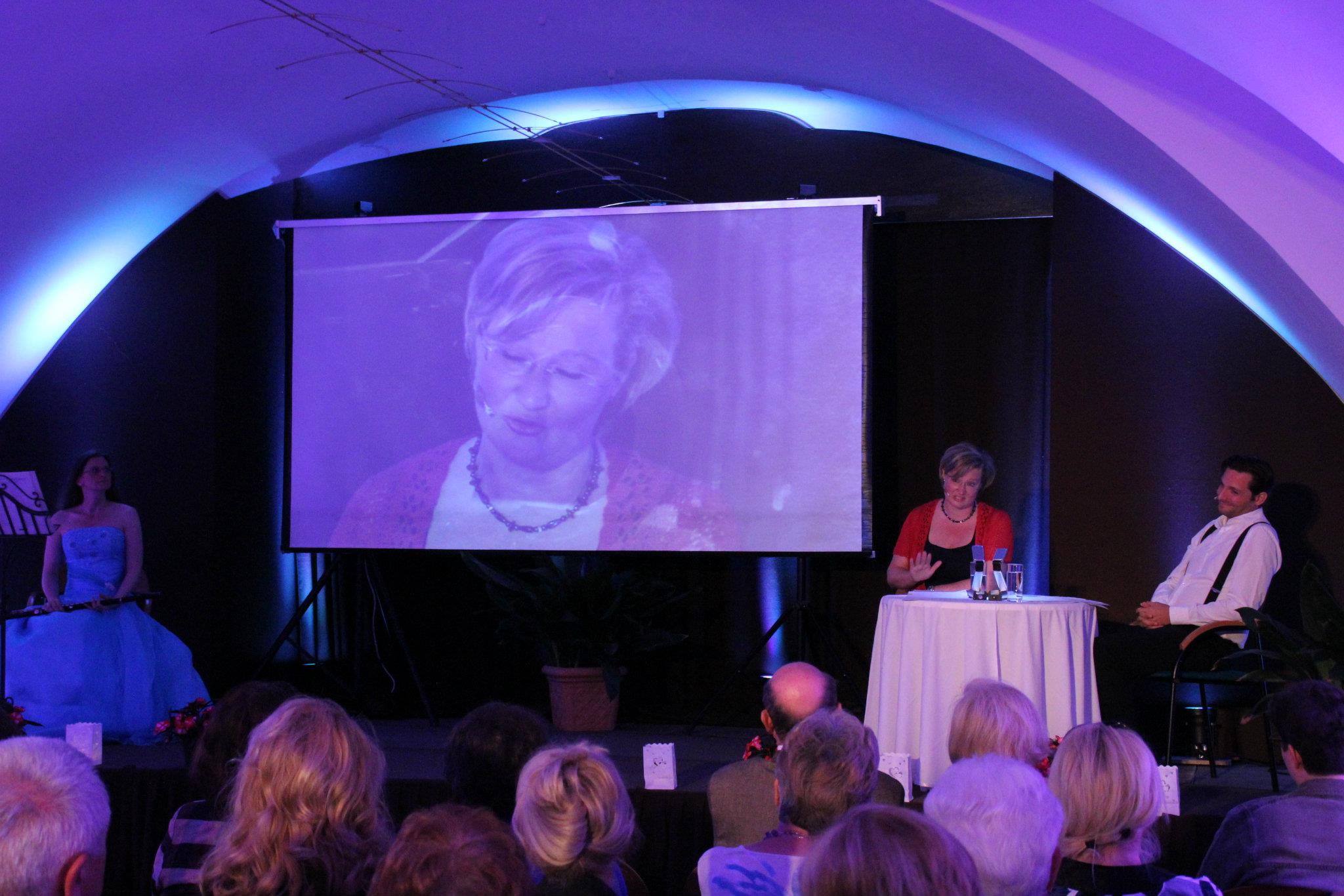 Karin Leitner, Flöte & Markus Pol & Cornelia Schäfer Lesung Musik Literatur  